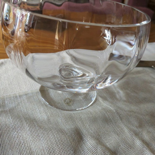 Crystal fruit bowl