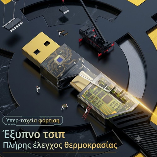 Power Core MAX 4-σε-1 καλώδιο ταχείας φόρτισης και μεταφοράς δεδομένων