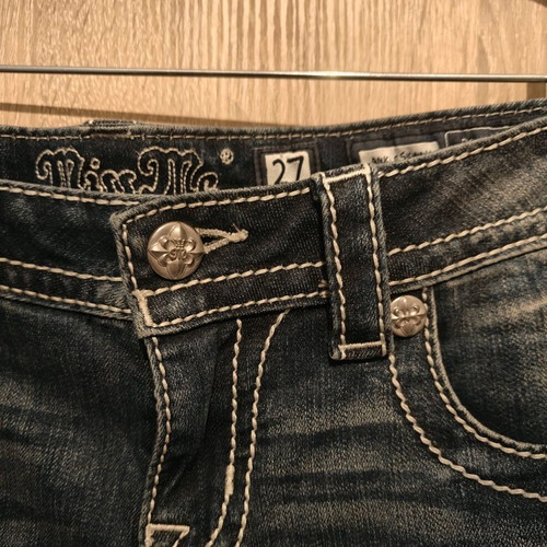 Miss Me women's jeans used, ankle length, blue, size S