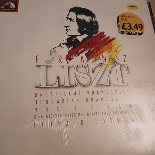 Franz Liszt Ungarische Rhapsodien vinyl record used, classical