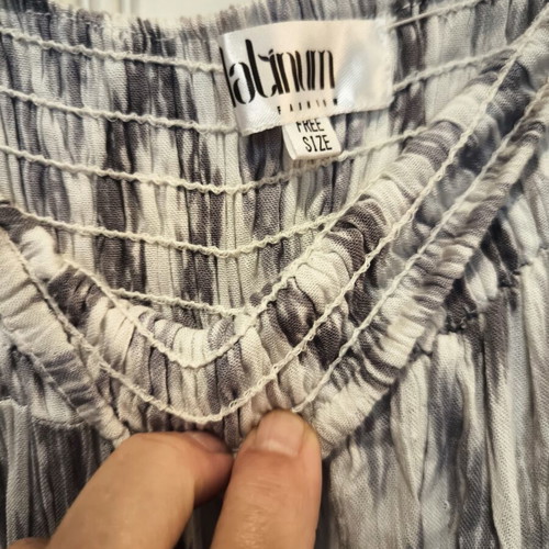 Pantelona Free Size with Grey and Beige Rhombus Pattern new
