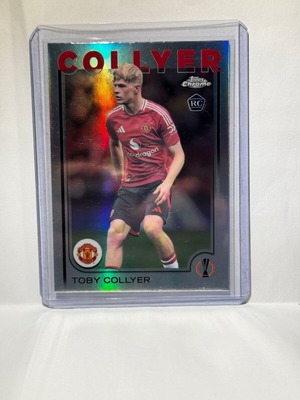 2025-26 Topps Chrome UCC Toby Collyer #18 Rookie Silver Refractor new