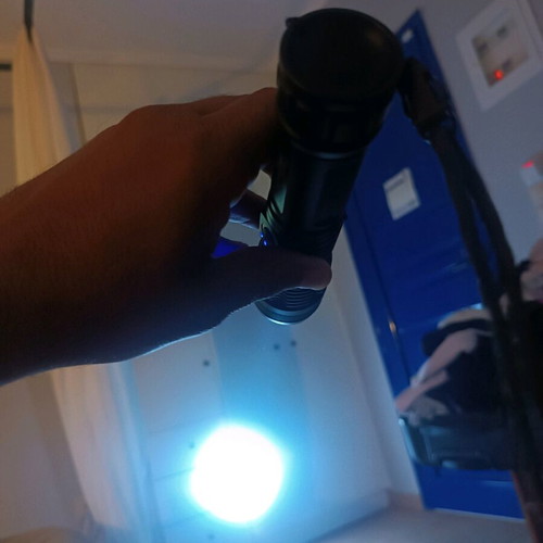 Rechargeable flashlight used, very good condition