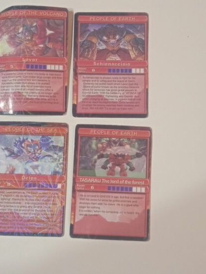 Gormiti cards used, pack of 6 pieces