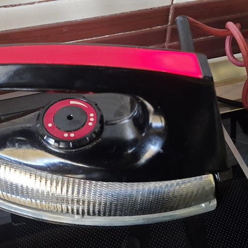 Vintage Soviet Electric Iron UT1000-1.2 used with adapter