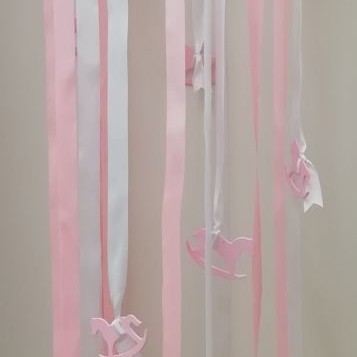 Church decoration set for girl baptism used