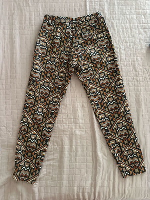 H&M patterned high-waisted pants like new, size 36
