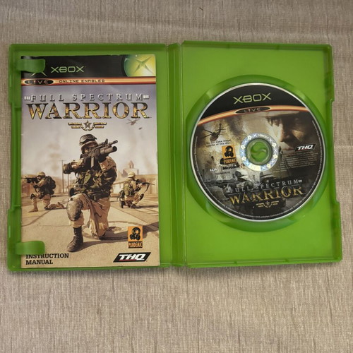 Full Spectrum Warrior Xbox Original game, English