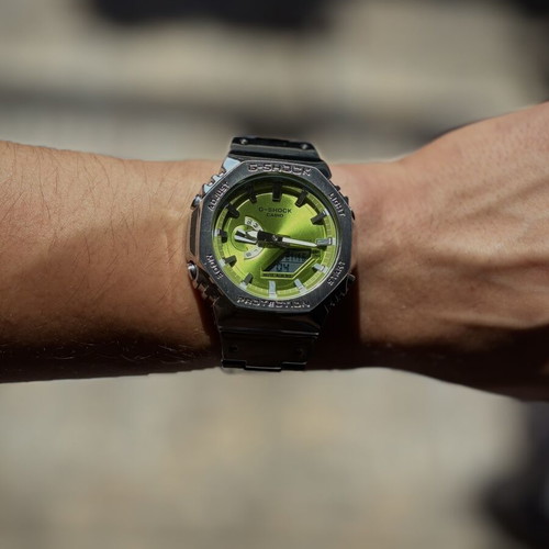 Casio G-Shock watch brand new, green, men's