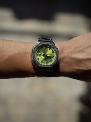 Casio G-Shock watch brand new, green, men's