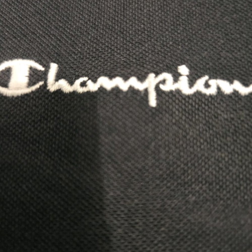 Champion Polo Shirt black with white details size M like new