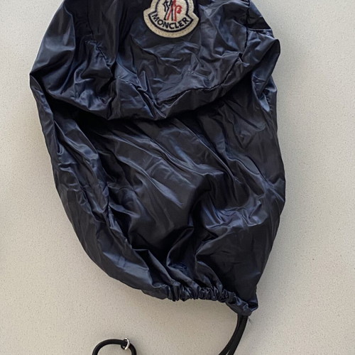 Moncler women's navy puffer gilet vest