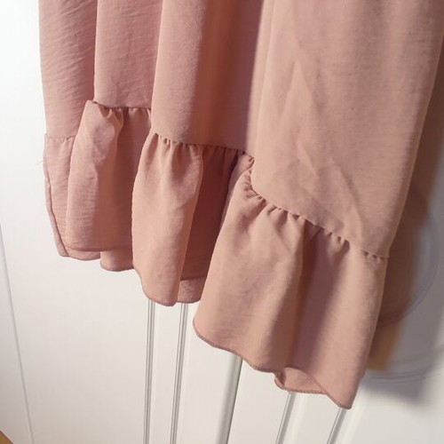 Off Shoulder Dress with Ruffles like new, Pink or Sky Blue, S/M