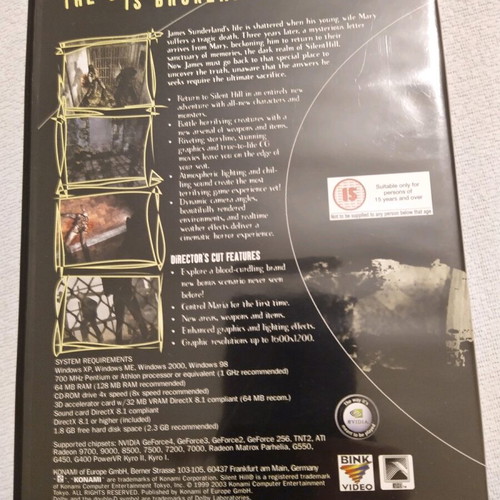 Silent Hill 2 PC used, in very good condition