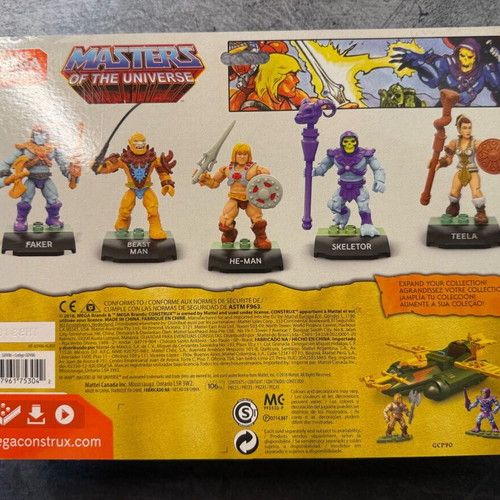 Mega Construx Masters Of The Universe Battle For Eternia Collection Figures Set new