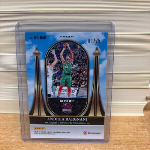 Markus Howard 2025-26 Panini Select EuroLeague In Flight Auto card new
