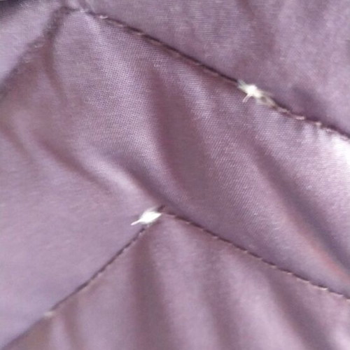 Sisley short jacket with down, like new, size S-M, purple