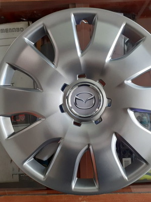 Τάσια τροχών 16'' Mazda νέα, ασημί πλαστικά σετ 4 τεμαχίων