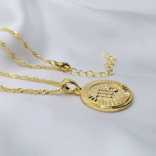 Scorpio Zodiac Necklace 18K Gold Plated New