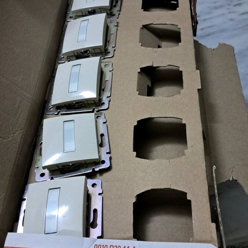 Legrand button light switch cream new