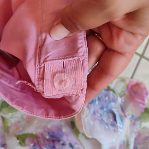 Mayoral floral chiffon tunic and pink pants set for girls