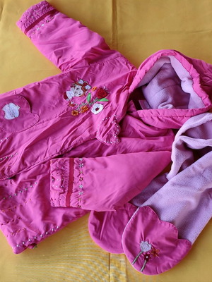 Strawberry kids jacket used for girl 1.5-3 years old