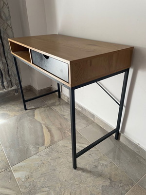 Τραπέζι Trappedal 48x95 cm με συρτάρι, καινούργιο