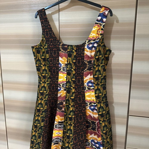 Desigual dress L, black and brown