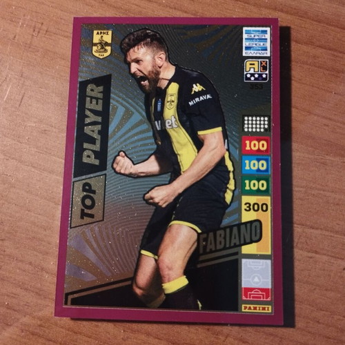 Super League 23/24 Fabiano (purple) Panini card like new