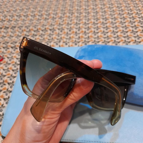 Jil Sander women's sunglasses like new, brown acetate
