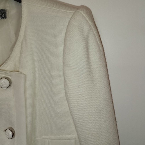 Ysatis white classic jacket like new, size L