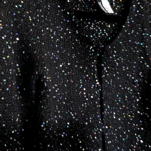 H&M black sequin cardigan like new, size M/38