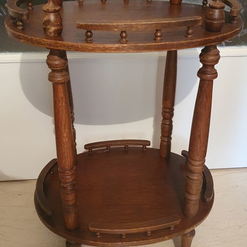 Table with wheels used, height 65cm