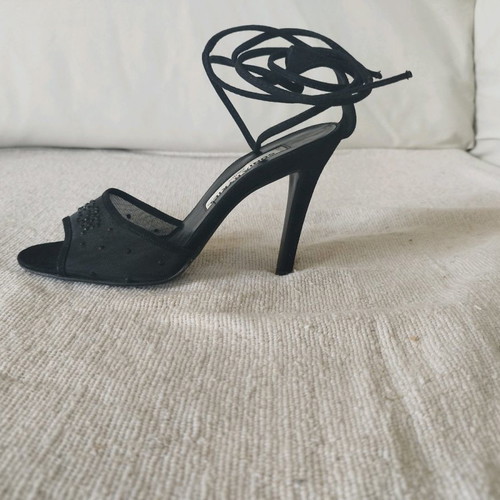 Sonia Rykiel sandals like new, black, 10 cm heel, size 36