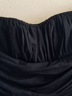SugarFree black strapless dress like new, cotton, size M