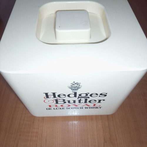 Hedges Butler Royal Scotch Whisky Collectible Used Plastic Ice Bucket