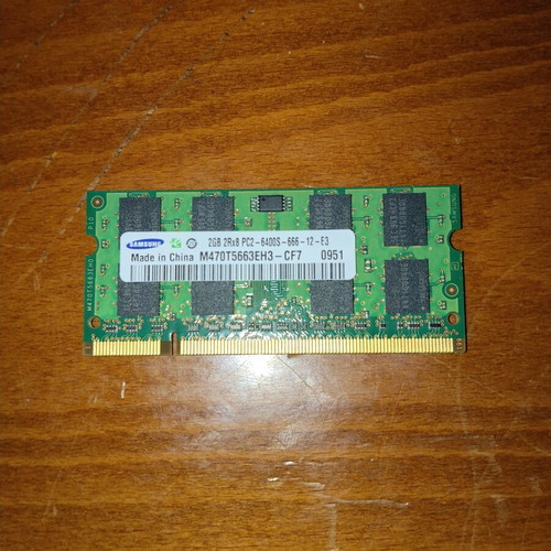Samsung Laptop RAM 4GB Kit (2x2GB) DDR2 800MHz used