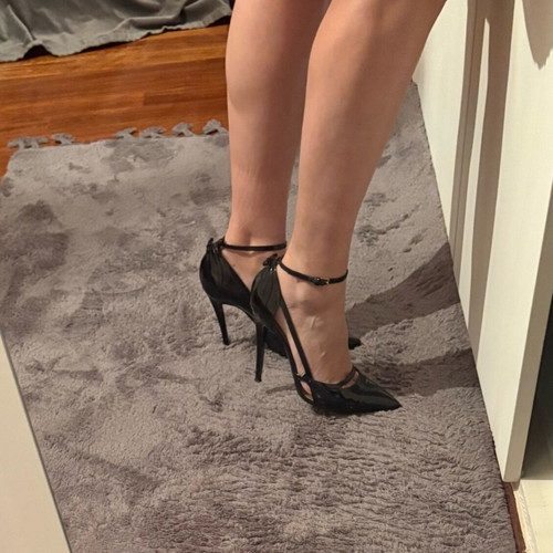 Dsquared2 pumps used, black leather, size 38