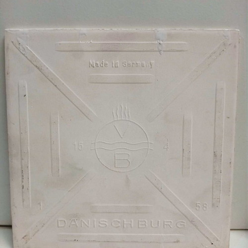 Villeroy and Boch set of eight ceramic tiles from the 1960s like new with sailing ship paintings