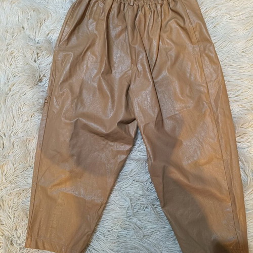 XXLOVE ankle pants beige like new, comfortable fit, elastic waist