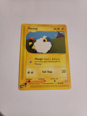 Mareep (Aquapolis 93/147) Pokemon Card used in excellent condition
