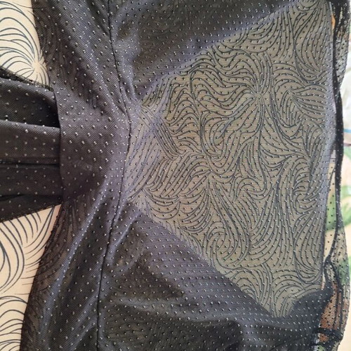 Bolero used black with dots and tie under the chest