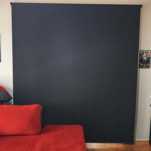 Roller curtains like new, used as room dividers