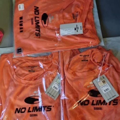 No Limits T-shirt new, orange, sizes M, L, XL
