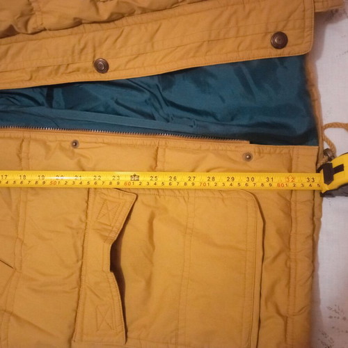 C&A Canda men's winter jacket mustard size M/L like new