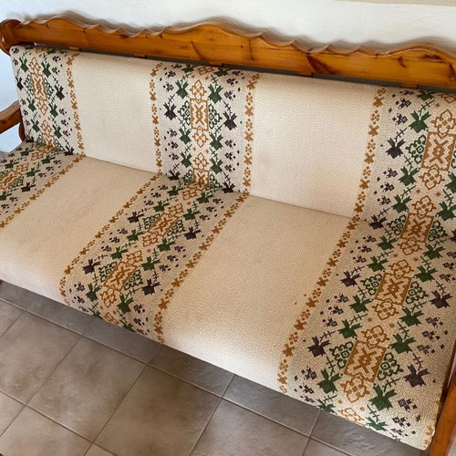 Wooden sofa beds like new