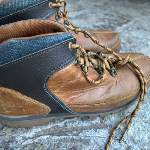 Timberland leather ankle boots like new, brown size 38