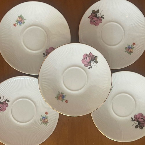 Antique dessert plates, fine German porcelain, like new, set of 5