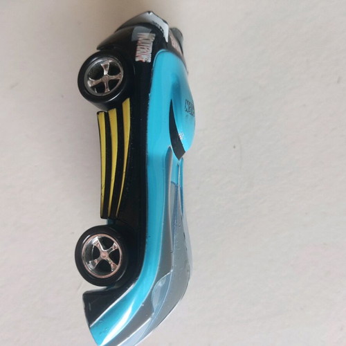 Matchbox toy cars used, Batmobile and Marvel Heroes XMen