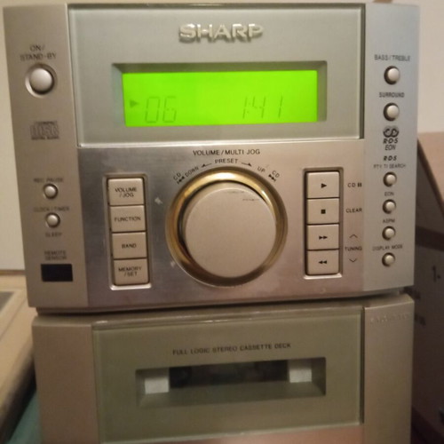 Sharp XL-570 stereo system